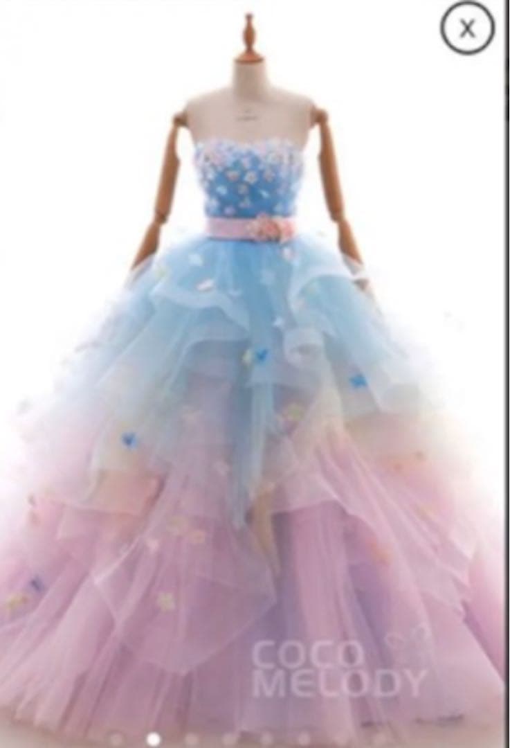 ココメロディカラードレス