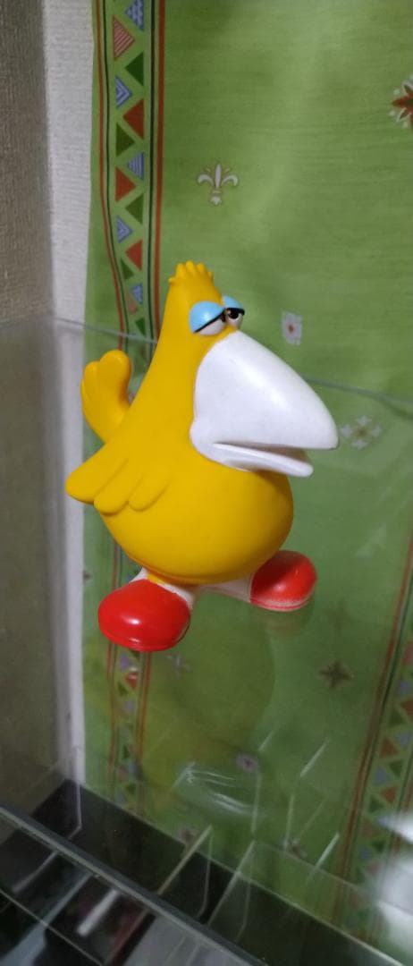 newsレコード　鳥　ソフビ