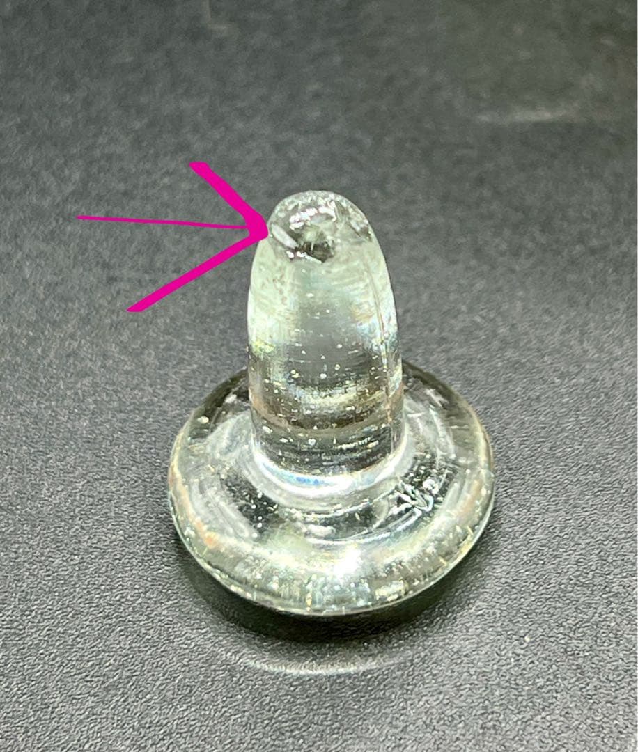 時代　和ガラス　ガラス蓋付き徳利　花瓶　鶴首徳利　アンティーク　古道具