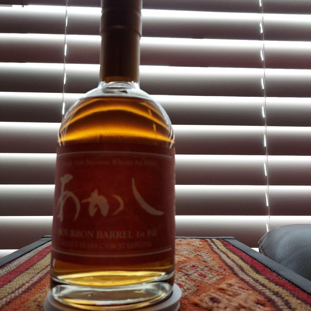 あかし　ウィスキー　バーボンバレル7年　(箱付き)