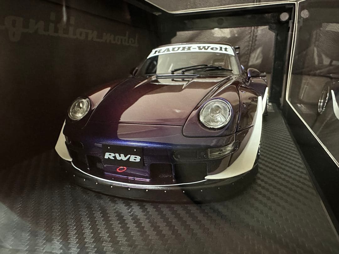 1/18 イグニッションモデル RWB 993 ポルシェ 紫 ignition