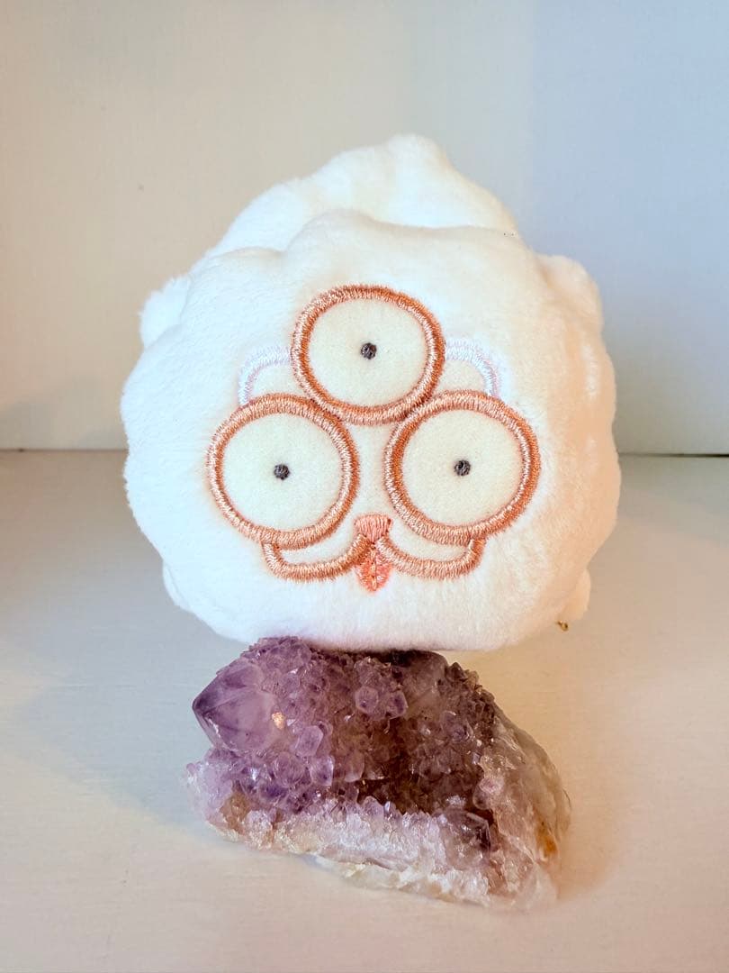 宝石の国　しろのぬいぐるみキーホルダー