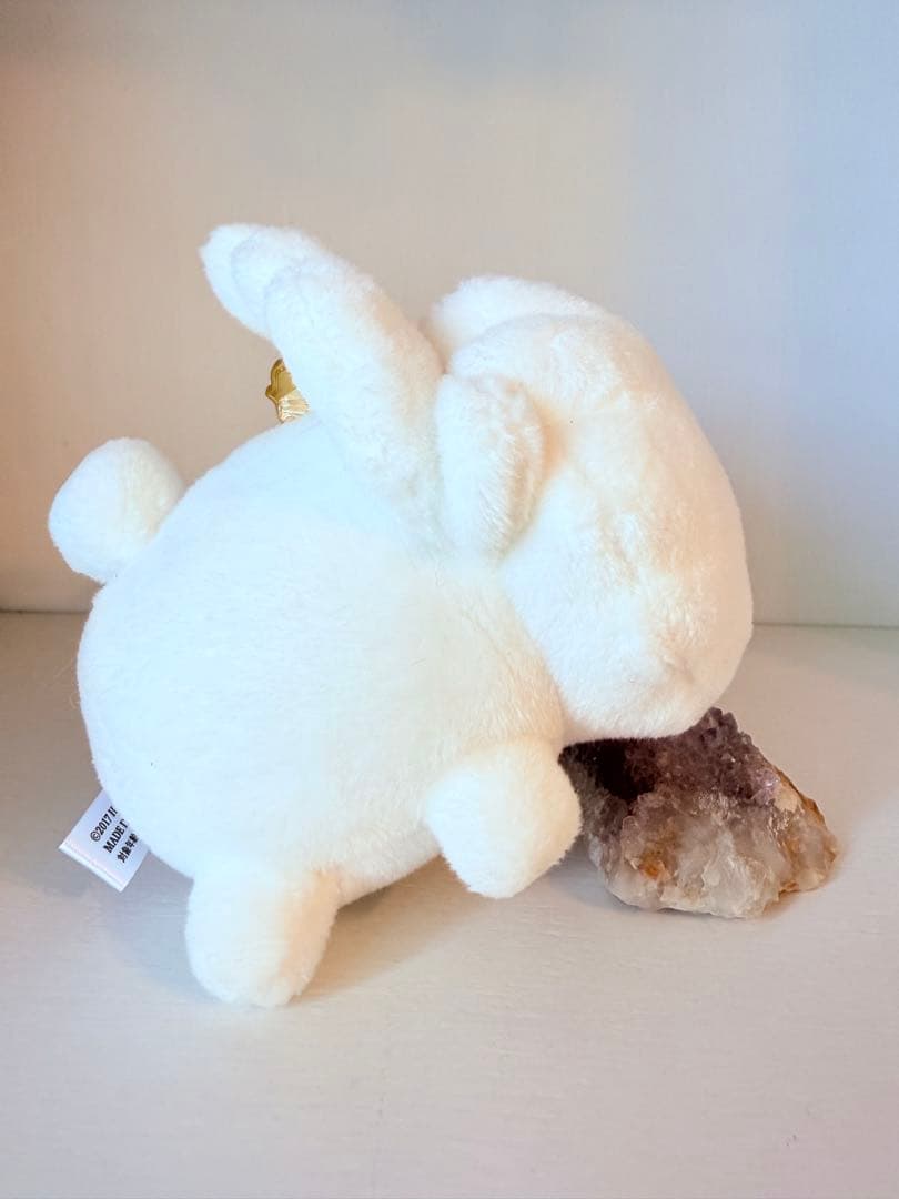 宝石の国　しろのぬいぐるみキーホルダー