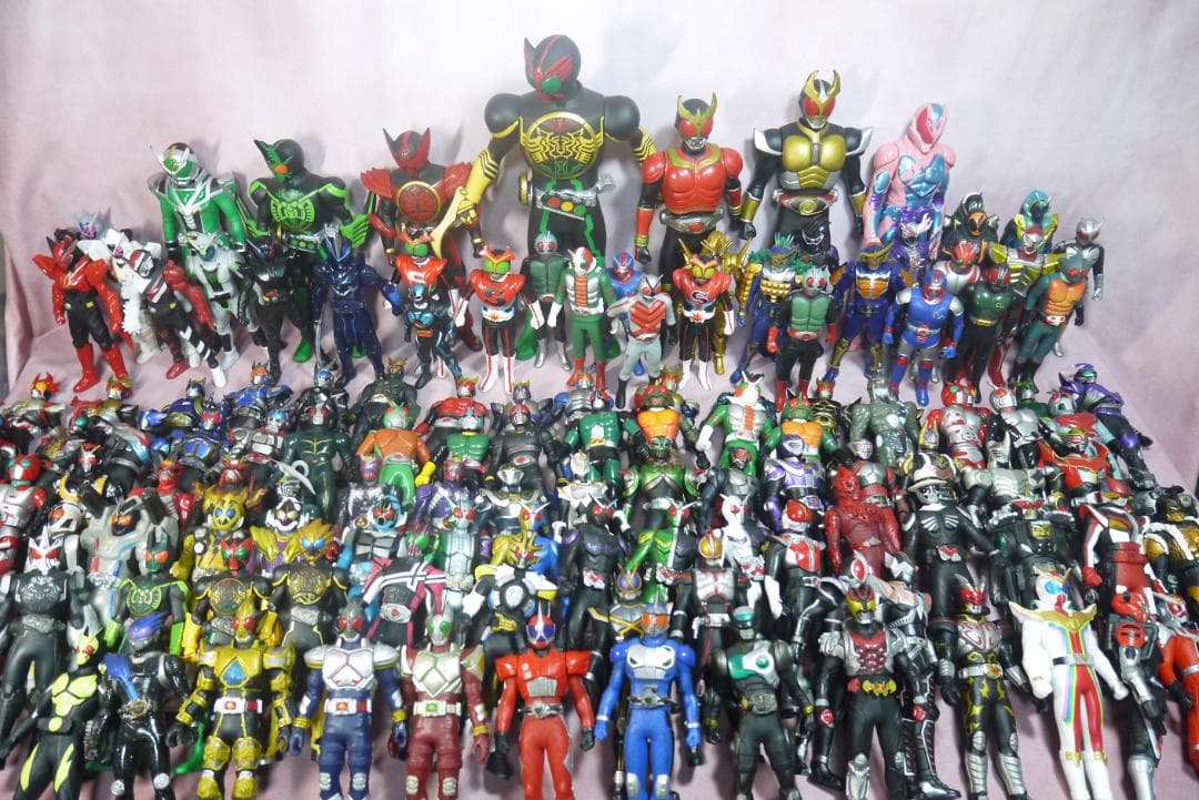 ライダーヒーローシリーズ　ビッグサイズソフビ　134体セット