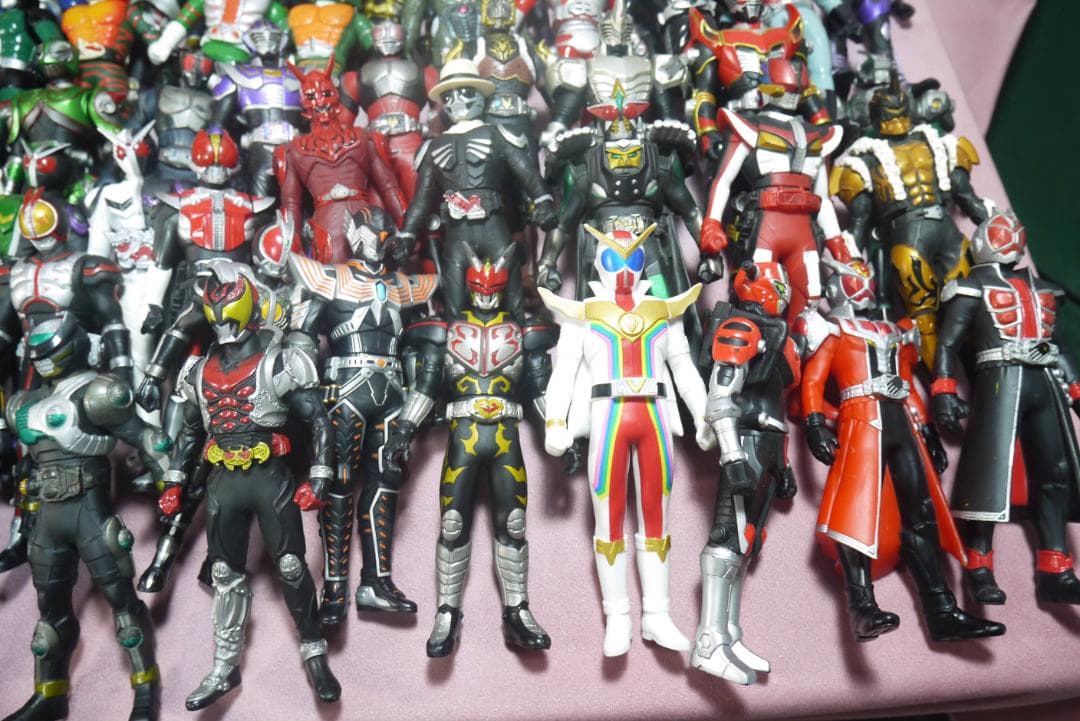 ライダーヒーローシリーズ　ビッグサイズソフビ　134体セット