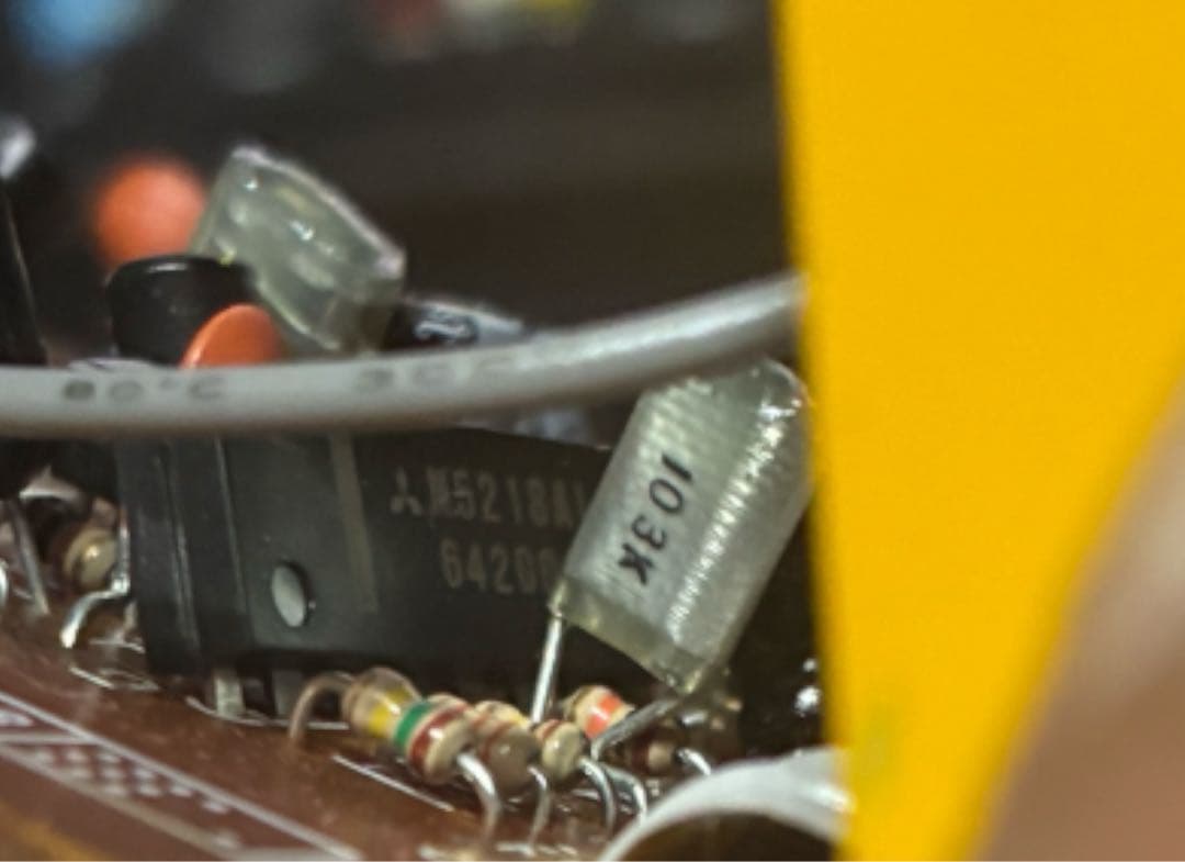 初期銀ラベル 三菱製 M5218「BOSS OS-2」