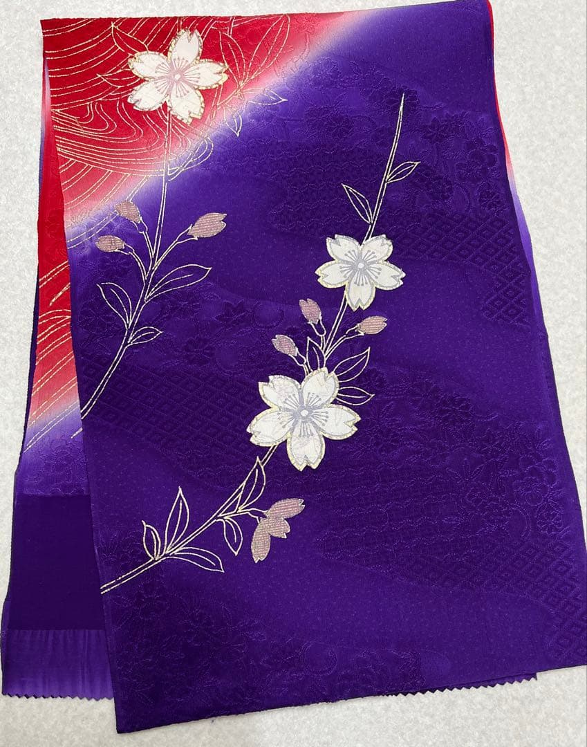 振り袖　フルセット　長襦袢付　成人式　お買い得　 金彩加工　690