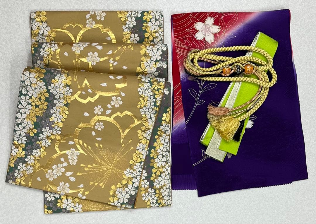 振り袖　フルセット　長襦袢付　成人式　お買い得　 金彩加工　690