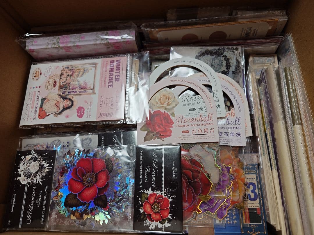 海外 紙もの、シール、装飾ステッカー等 大量 まとめ売り