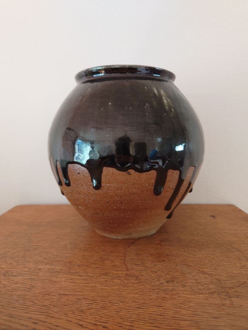 郡司康久　壺　益子焼