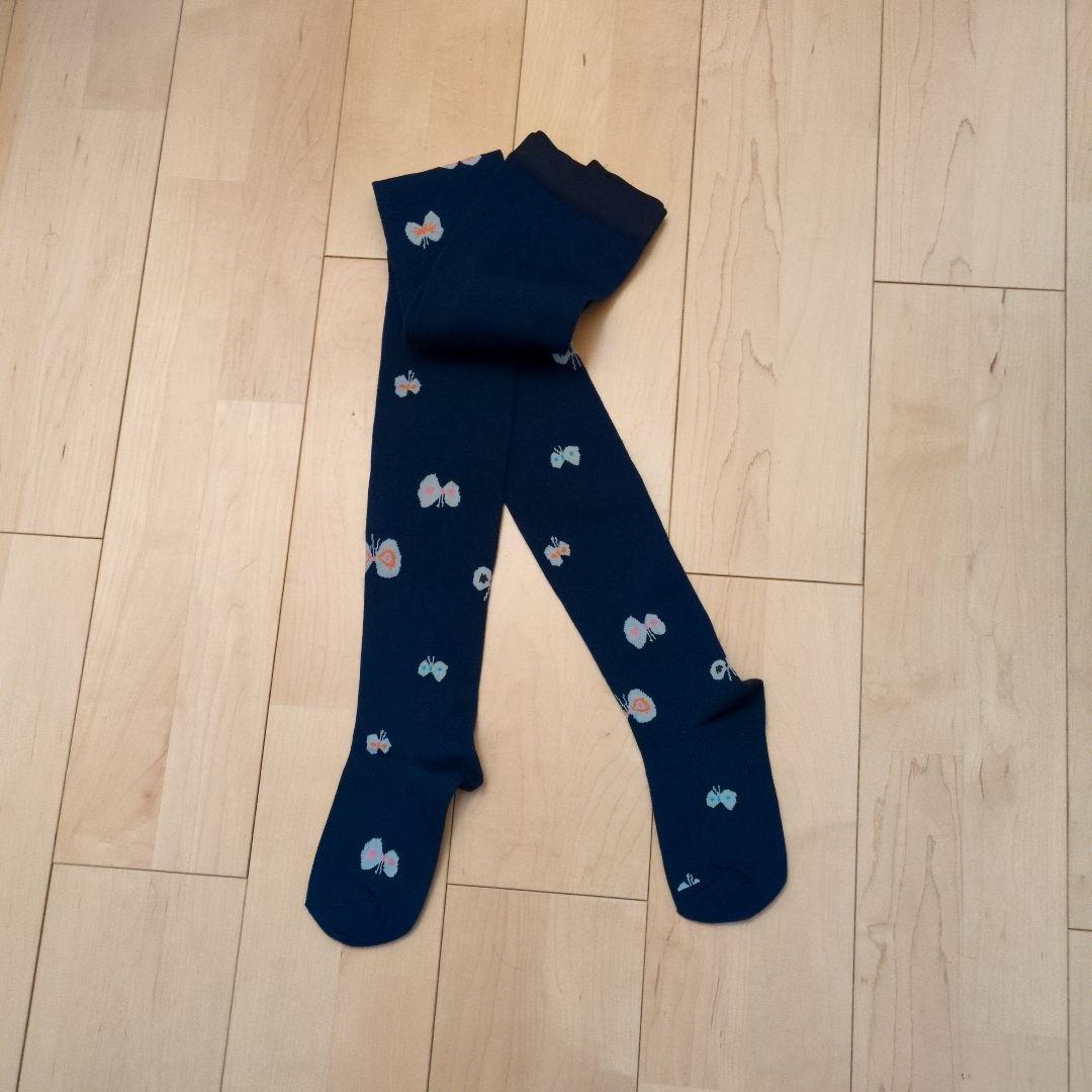 新品 minä perhonen hanahane 蝶柄タイツ 36～38