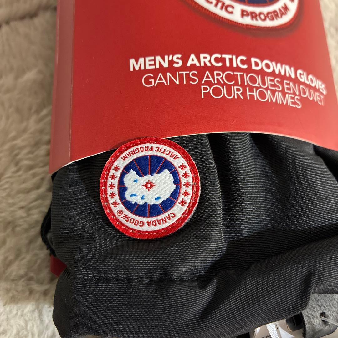カナダグース アークティックダウングローブ L ブラック　メンズ用