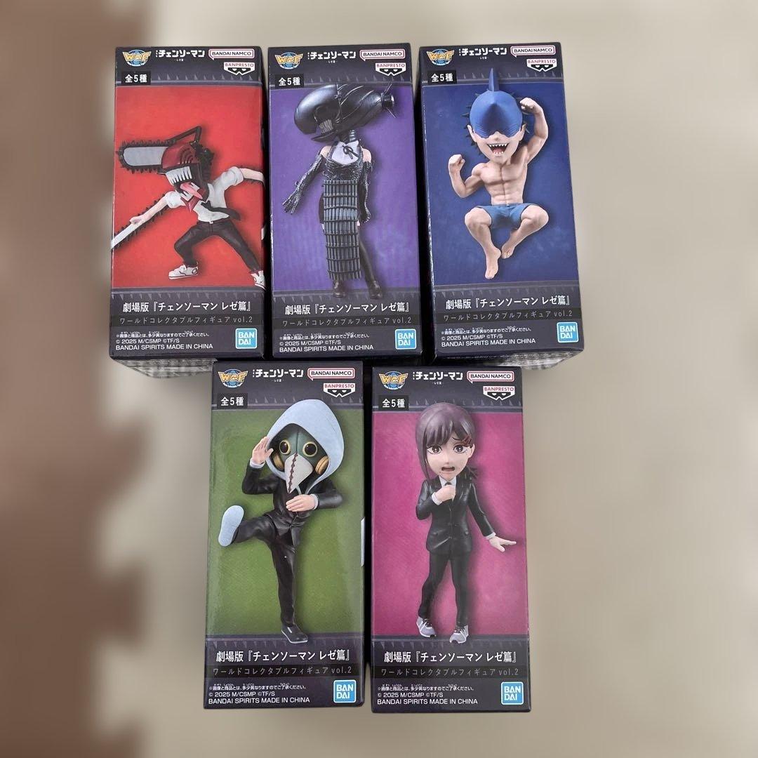 劇場版 チェンソーマン レゼ篇 ワールドコレクタブルフィギュア 全５種セット