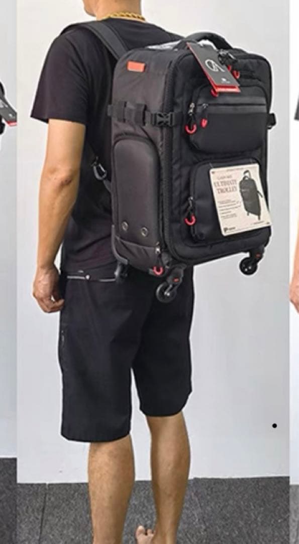 GA デルガ キャリーバッグ フルレザー機内持ちこみ可能 4輪