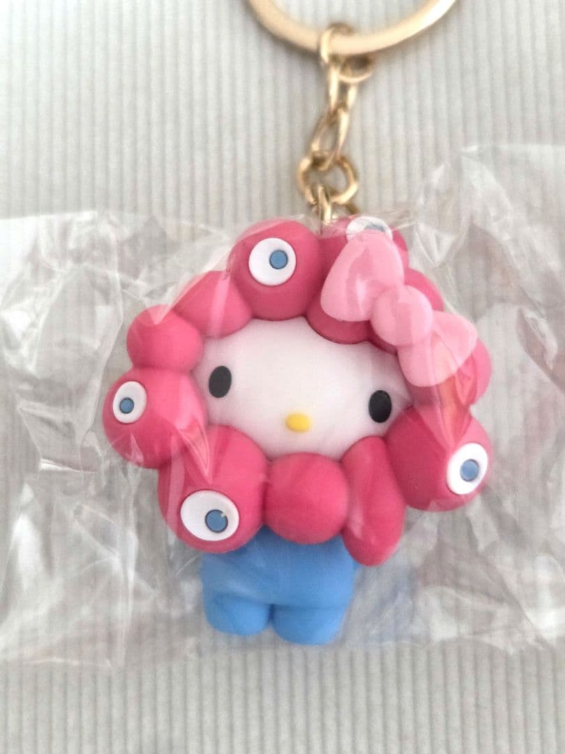 新品サンリオミャクミャクなりきり立体キーホルダーパステルカラー7種類コンプリート