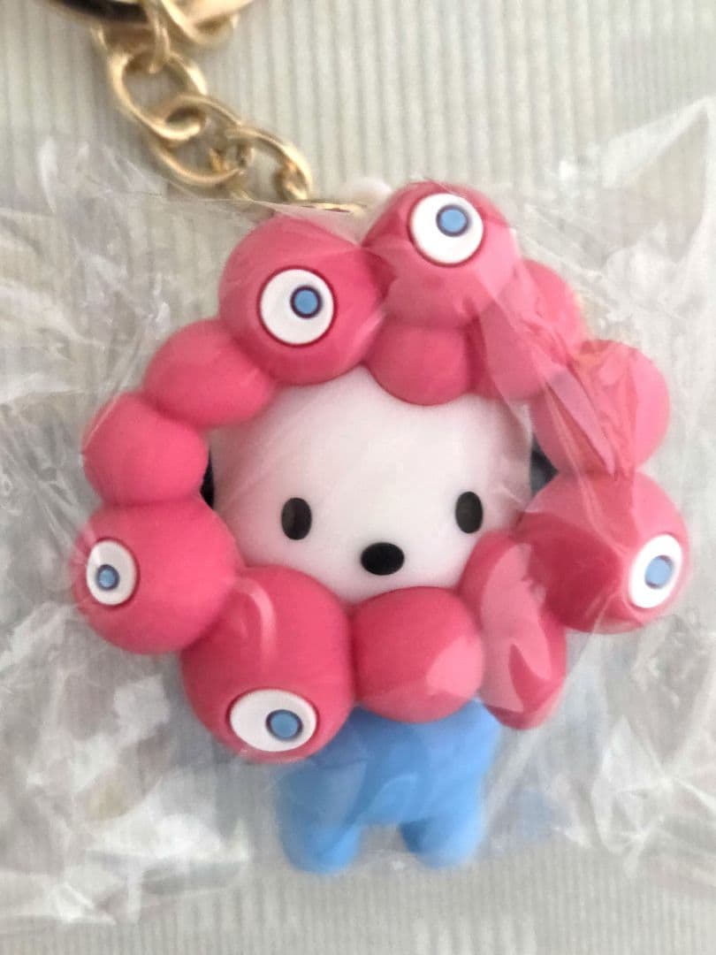 新品サンリオミャクミャクなりきり立体キーホルダーパステルカラー7種類コンプリート