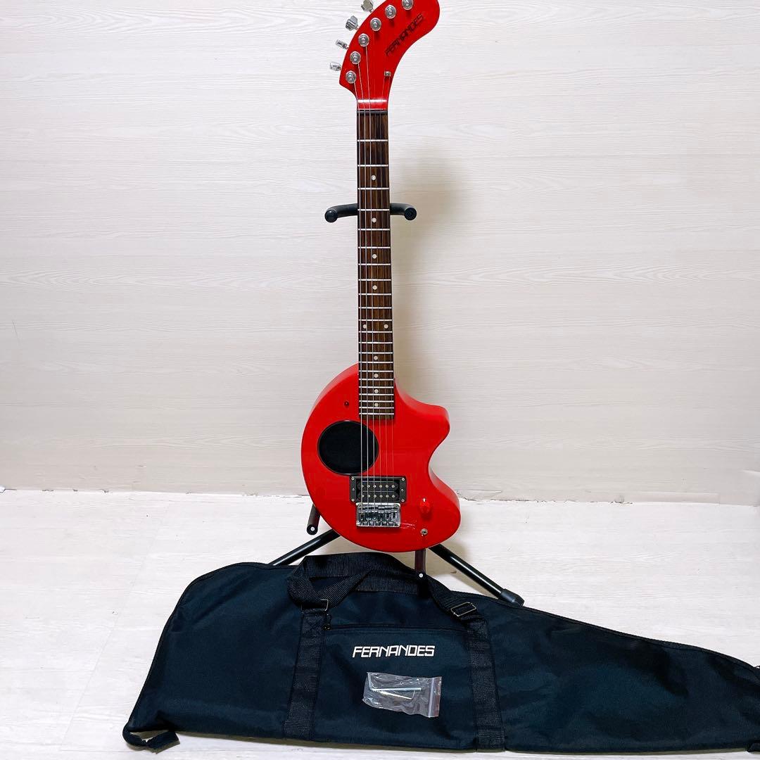 【新品交換済】 フェルナンデス zo-3 エレキギター アンプ内蔵 レッド