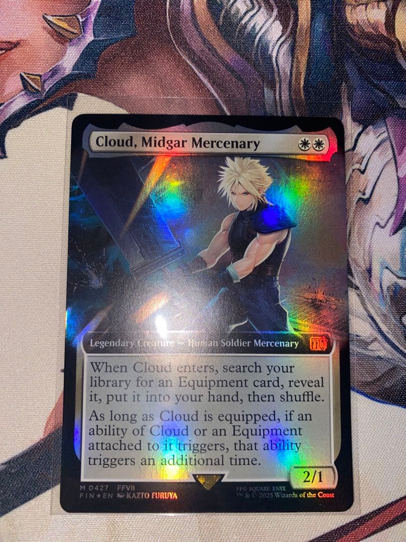 【bundle限定】【拡張foil】ミッドガルの傭兵、クラウド
