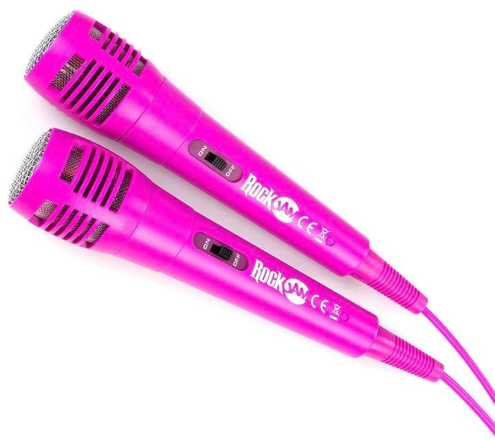 Bluetooth カラオケマイク 手持ちマイク2本 内蔵バッテリーParty