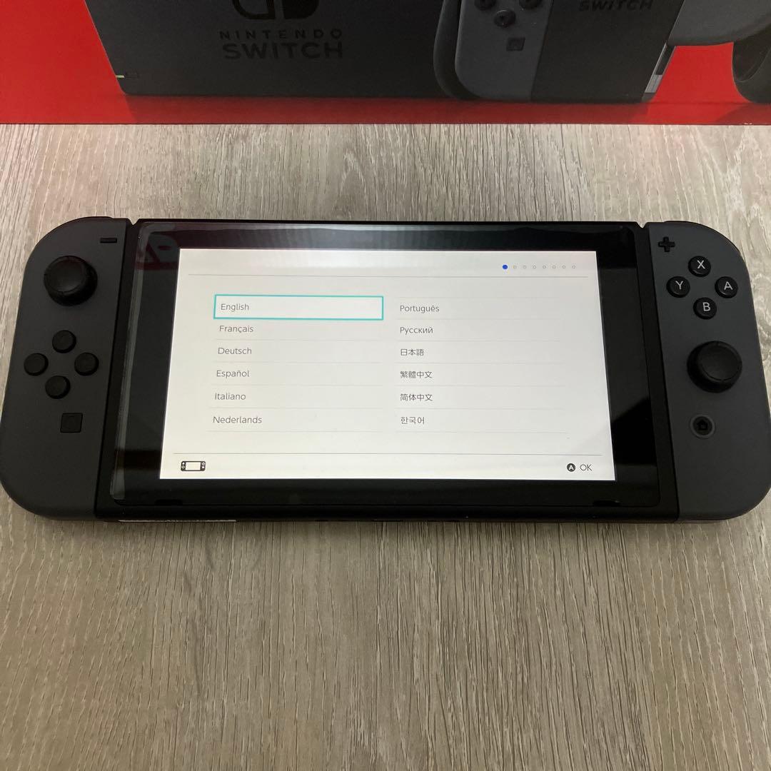 Nintendo Switch 本体 グレー Joy-Con 任天堂 スイッチ