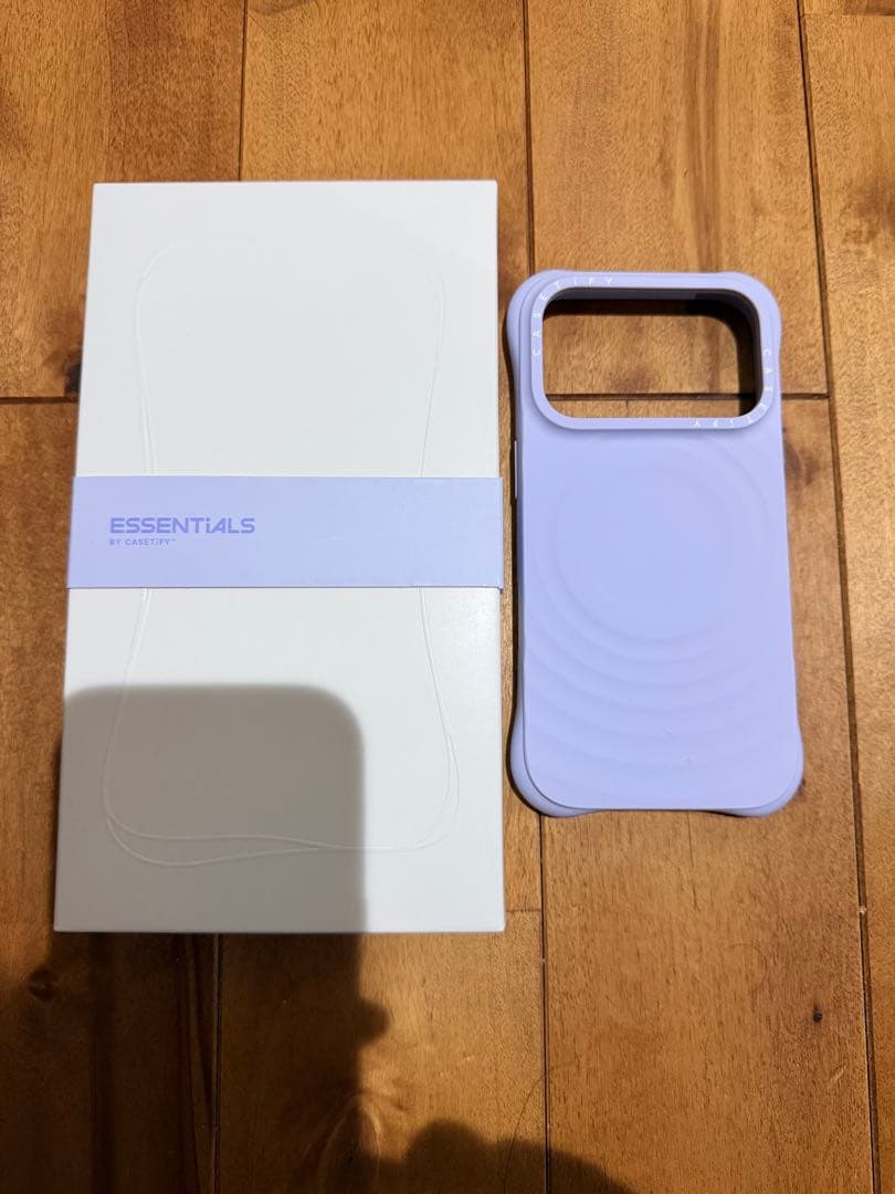 CASETiFY iPhone17Pro ウェーブシリコン ニチニチソウ