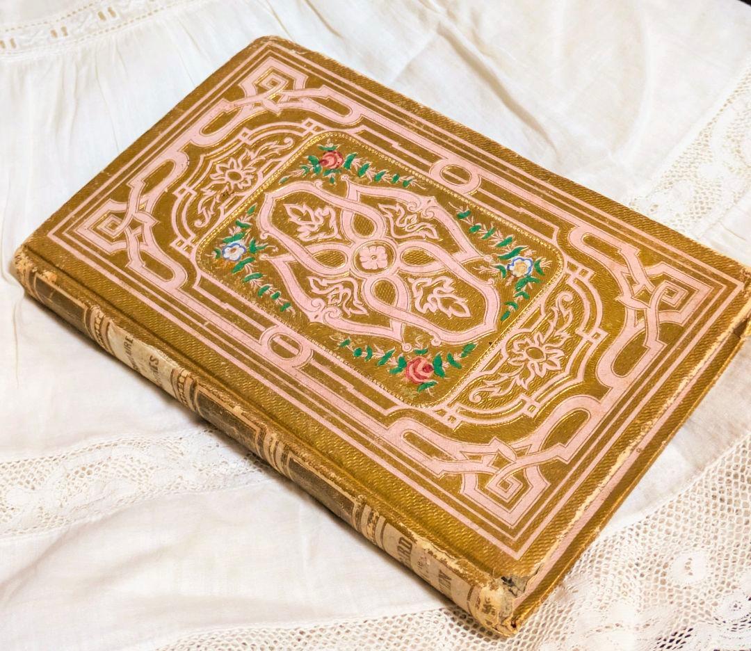 フランスアンティーク 金色とピンクの装丁版 1月末まで出品