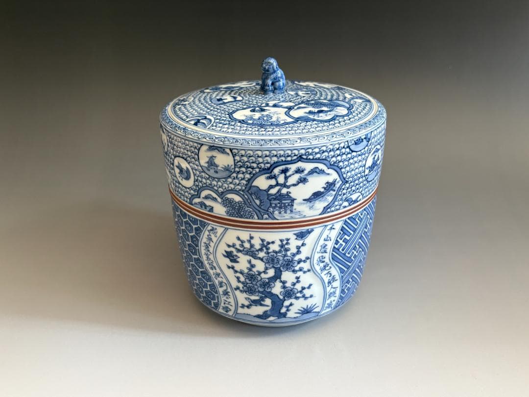 西村徳泉　祥瑞写胴紐水指　久田宗也　尋牛斎書付　茶道具　表千家