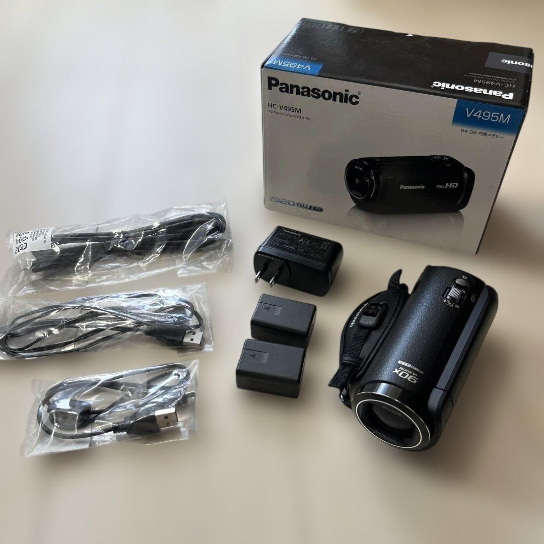 ヤ*ス様 Panasonic HC-V495M ビデオカメラ 本体