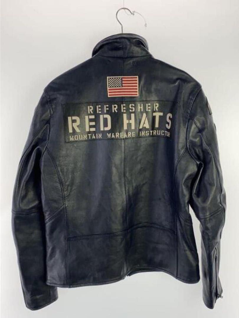 AVIREX シングルライダースジャケット ＸＬ　Leathers schott