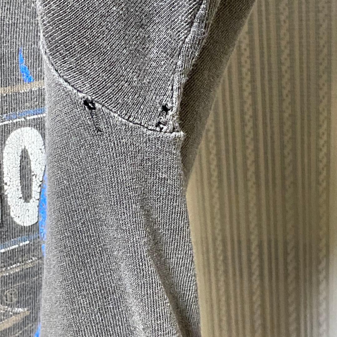 激鬼フェード ボロ 90s ハーレー ブルー フレイム ファイヤー flame