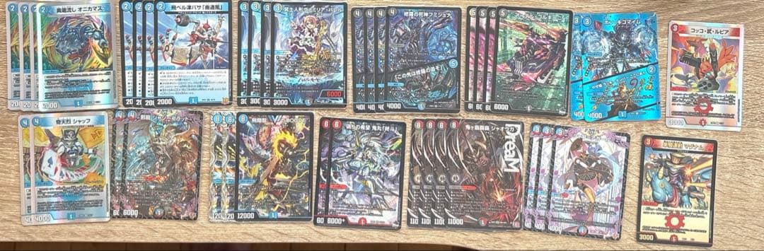 クローシスジャオウガ　デッキパーツ、スリーブ付き