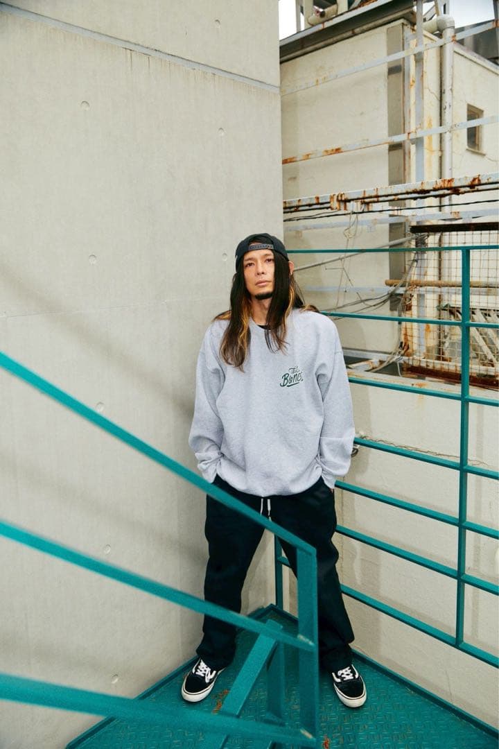 The BONEZ トレーナー グレー　( RIZE jesse JSF