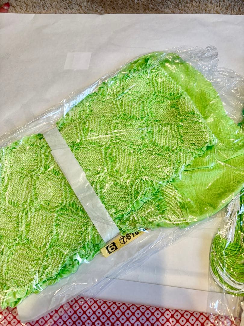 【美品　総絞り】7歳向け・正絹・総絞りのお着物セット　七五三　クリーニング済