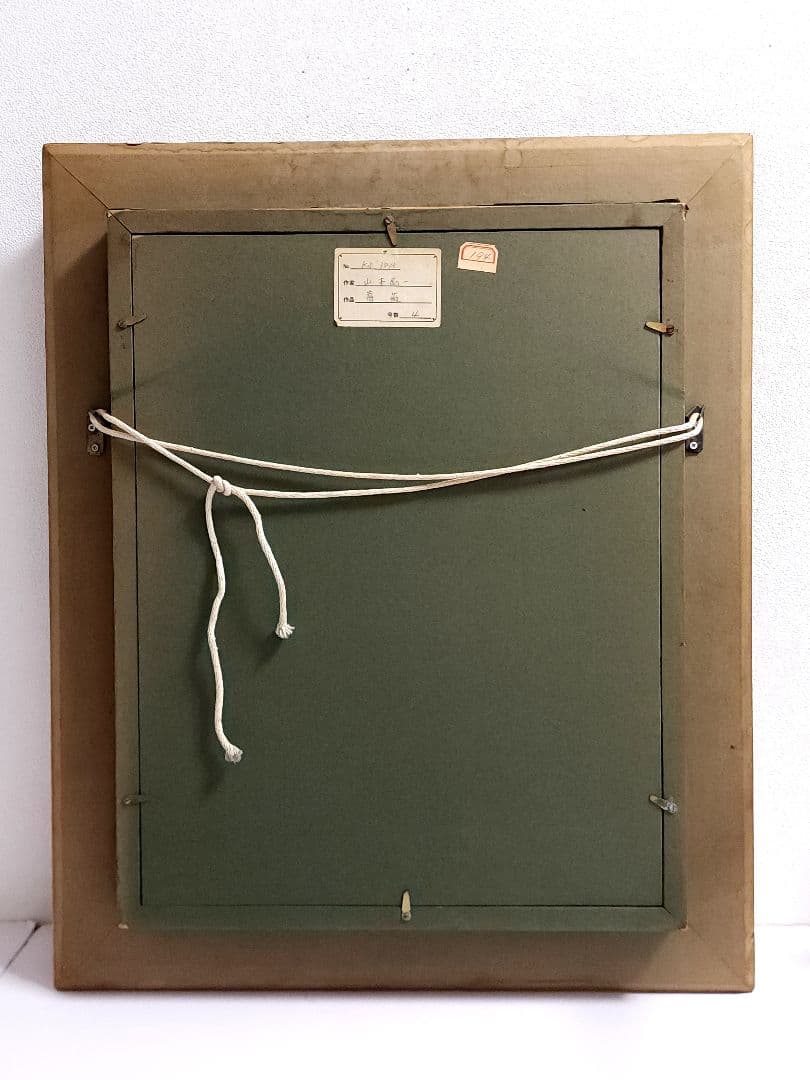 yoshipresson 山本彪一　薔薇　キャンバスに油彩　F4号　額装