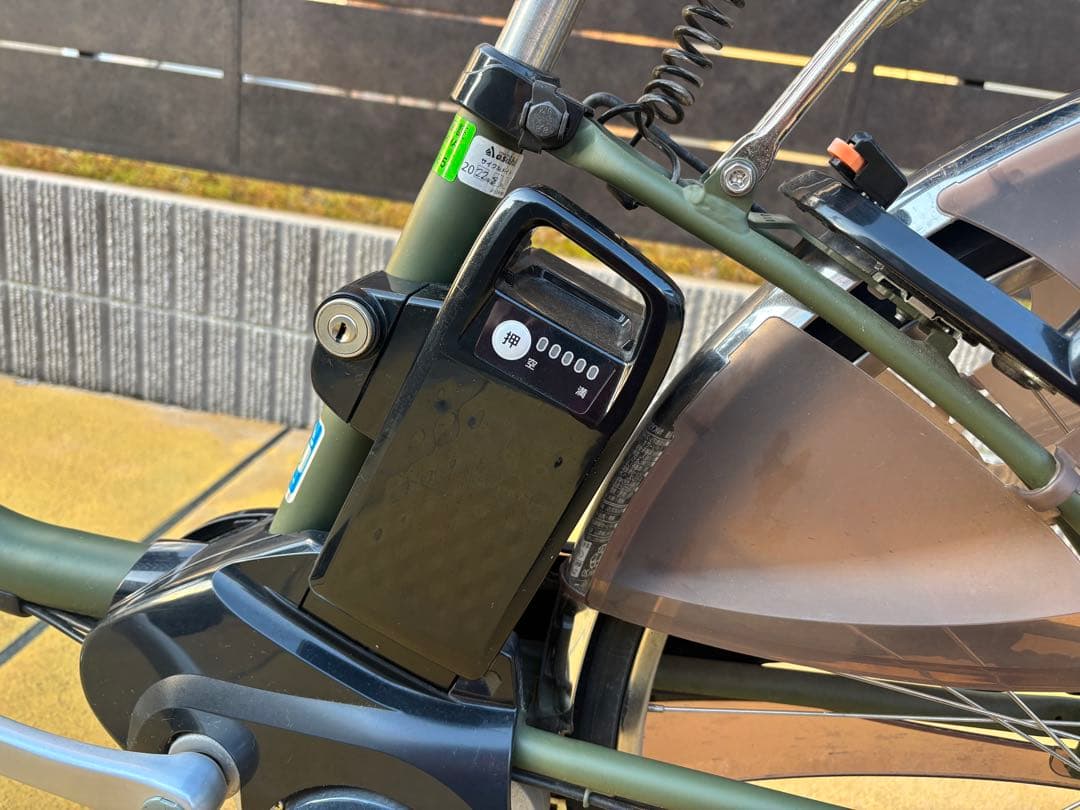 ⭐︎きなこもちさん⭐︎ ★値下げ！！【引き取り】電動アシスト自転車 ダークグリーン