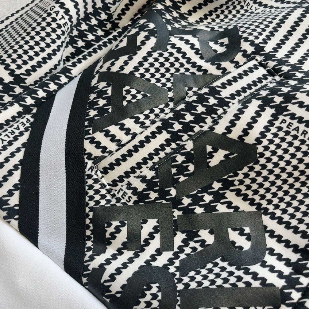 極美品　近年　パーリーゲイツ　セットアップ　千鳥　パーカー　チェック　パンツ