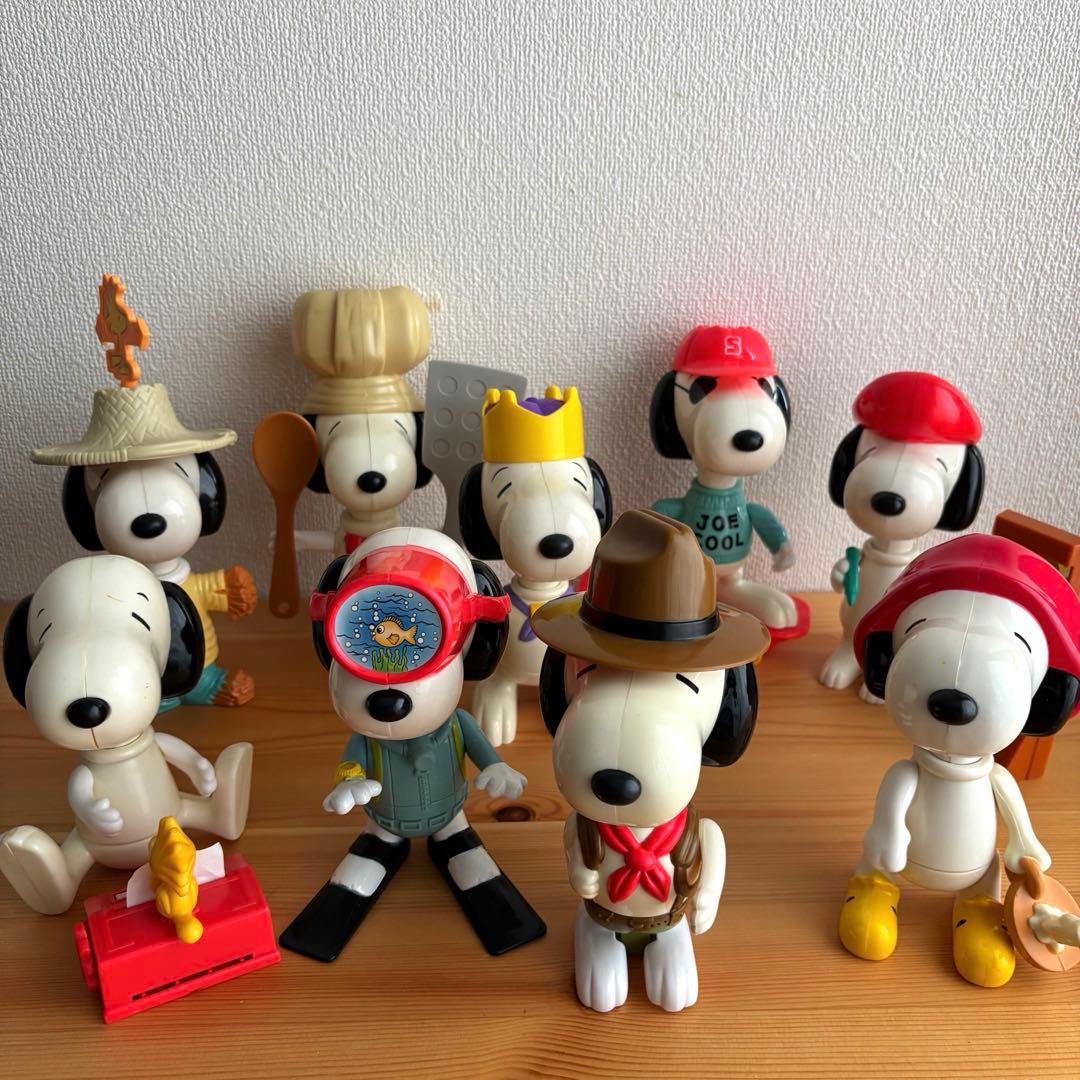 マクドナルド スヌーピー フィギュア 9体セット