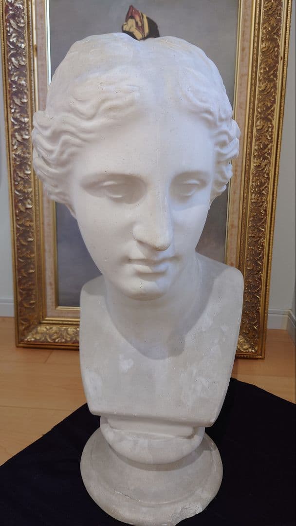 【中古品】石膏像　ミロのビーナス　胸像　訳あり　デッサン　スタジオ　オブジェ