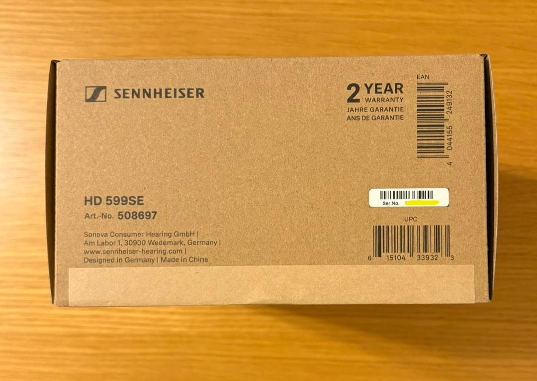 Sennheiser ゼンハイザー HD 599 SE 開放型スタジオヘッドホン