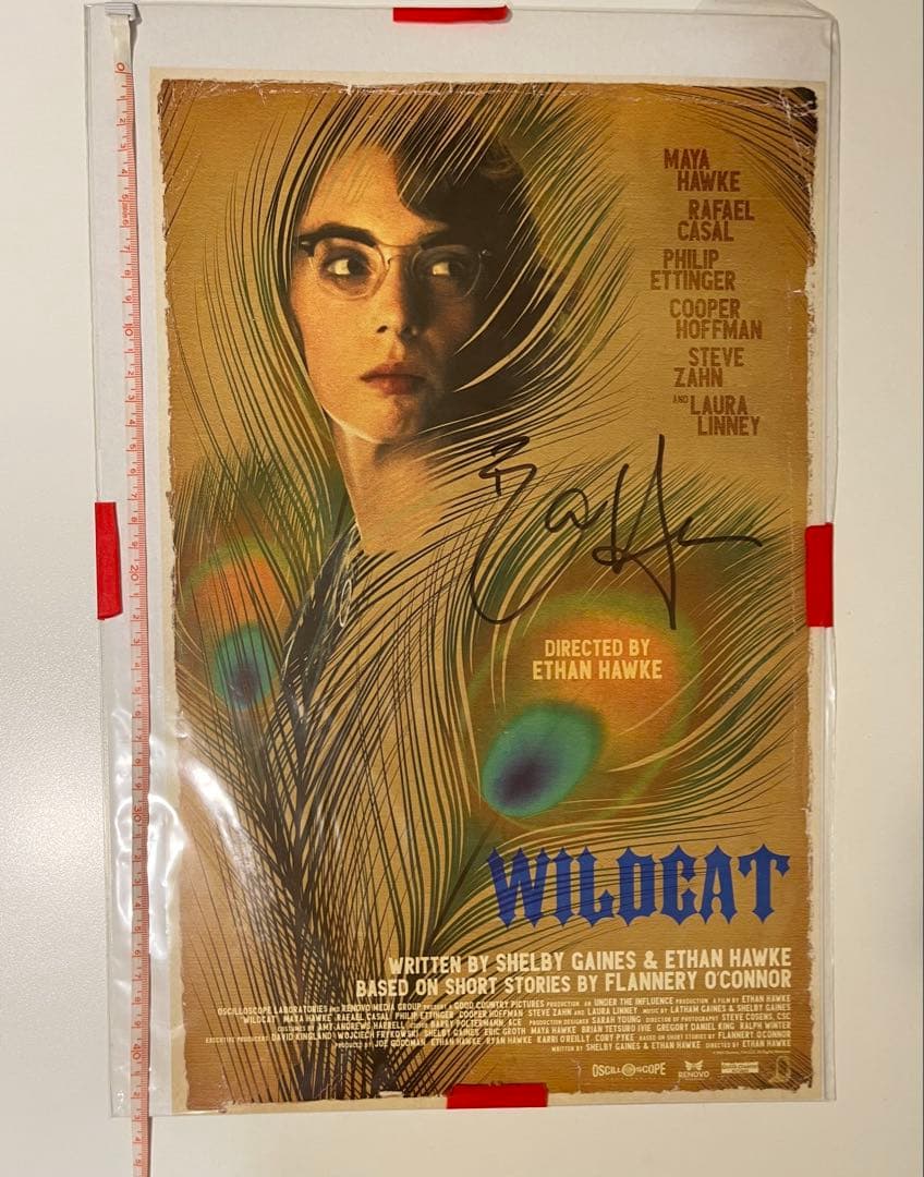 イーサン・ホーク『WILDCAT』直筆サイン入りポスター