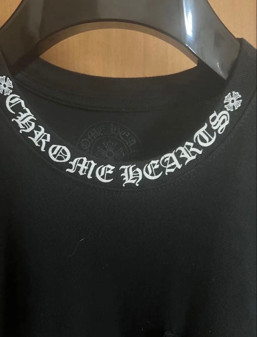 Chrome hearts クロムハーツ ネックロゴ tシャツ S