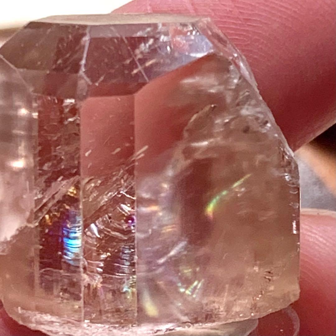 美し過ぎるピーチカラートパーズ原石104ct/非加熱/鉱物標本