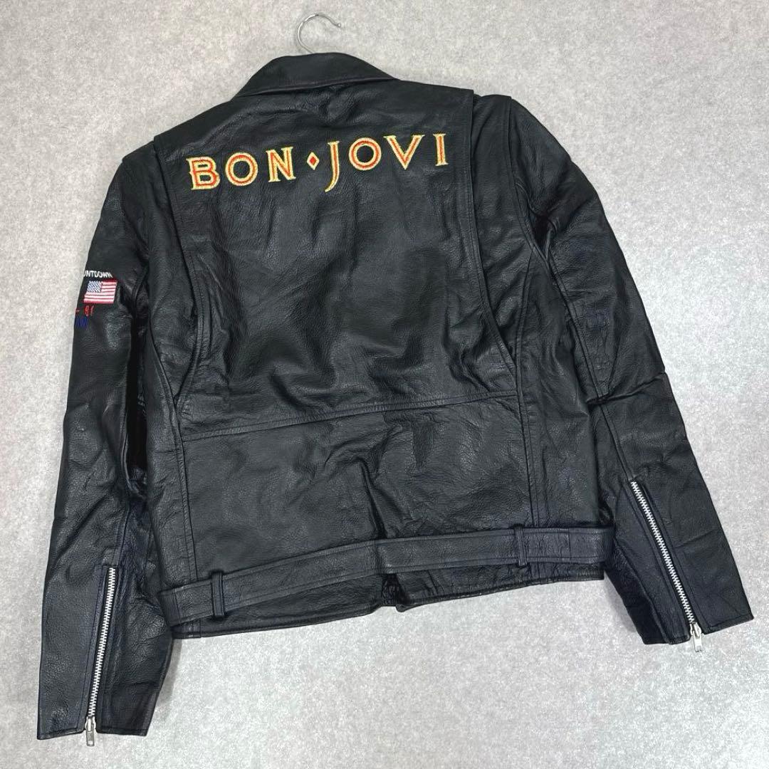 超希少 当時物 BONJOVI ファイナルカウントダウン 90-91 ライダース
