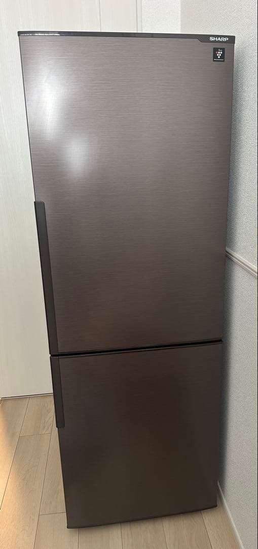 SHARP 冷蔵庫 SJ-PD27D-T 2017年製 ブラウン