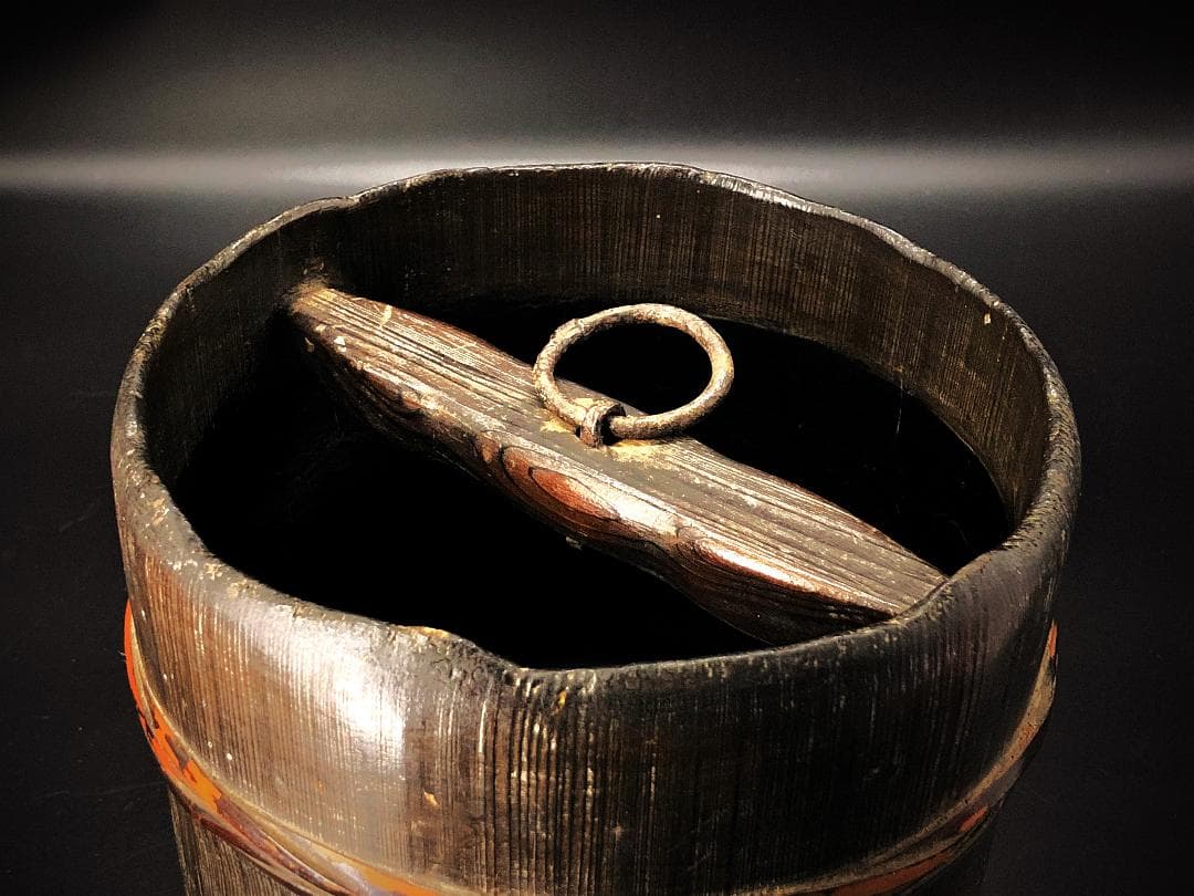 【 釣瓶水指 】　陽堂作　江戸時代　蔵出骨董