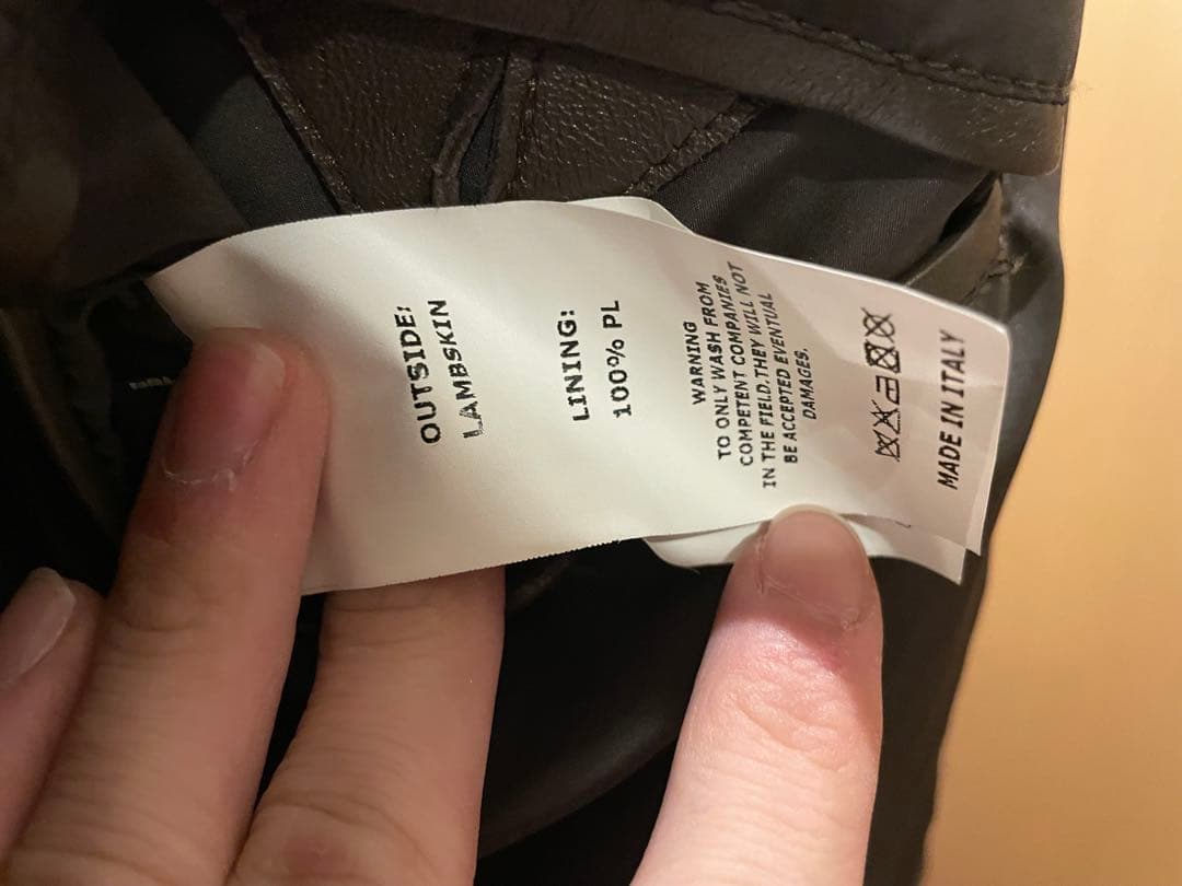 【美品】EMMETI JURI エンメティ　サイズ　44 ブラウンcoma様