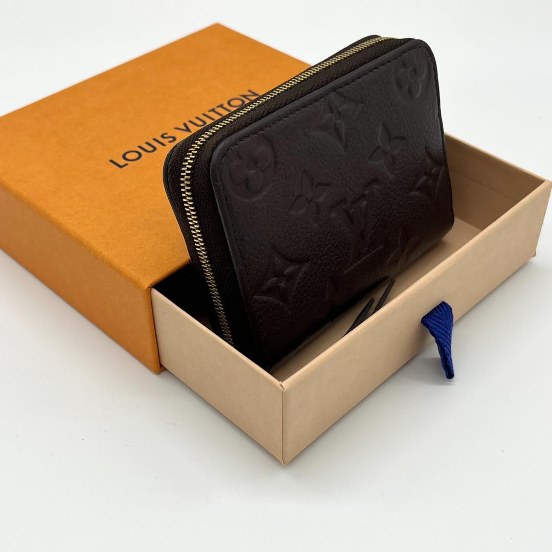 ルイヴィトン　ジッピー　パース　アンプラント　ダークブラウン　箱付き