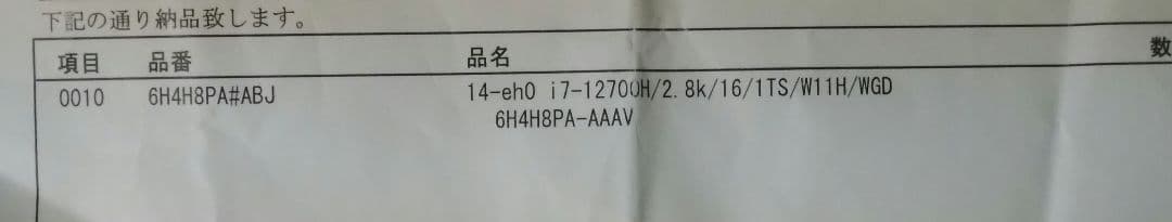 HP Pavilion Plus 14-eh0009TU ジャンク