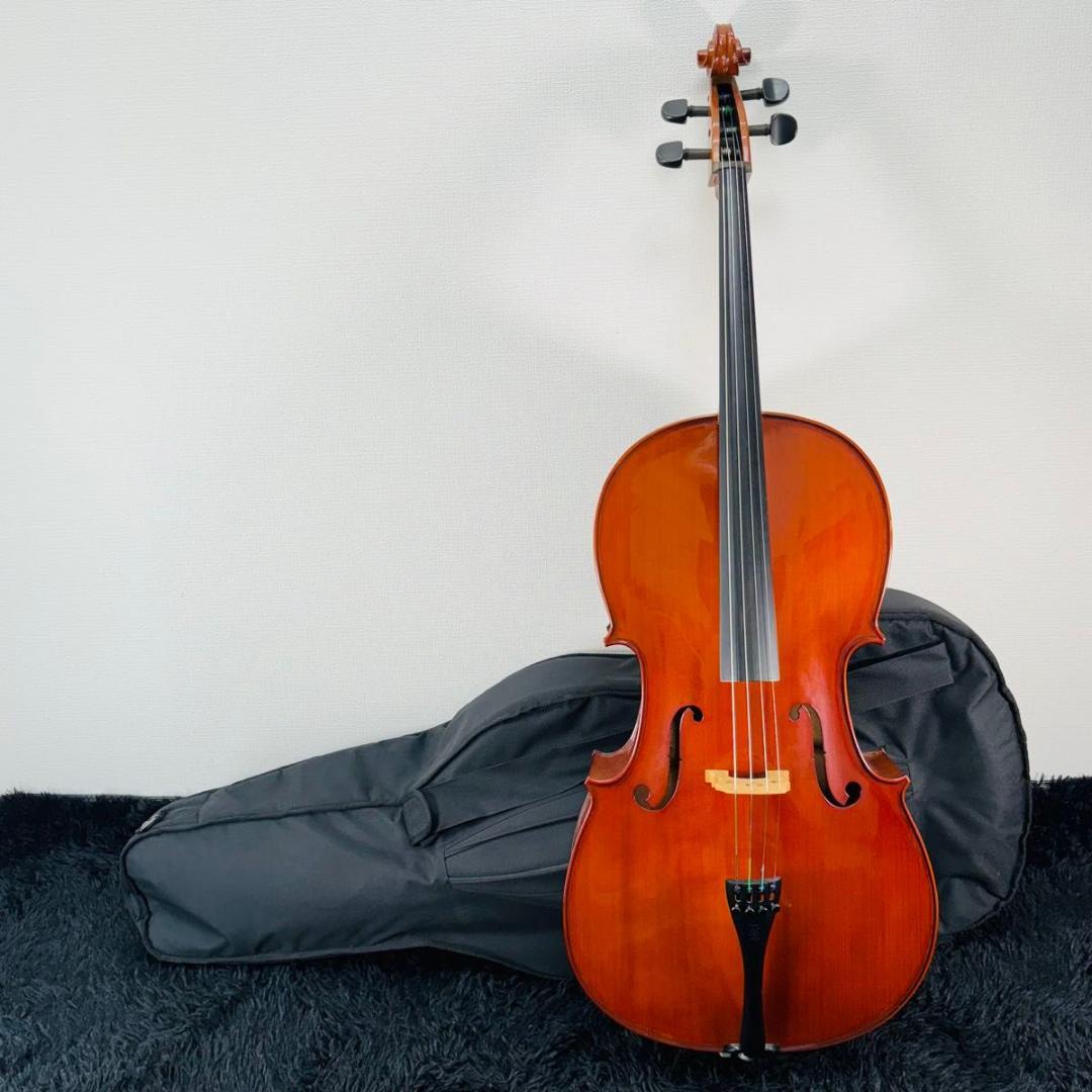 ステンター スチューデントII チェロ 4/4 入門用 弦楽器 全弦交換済み