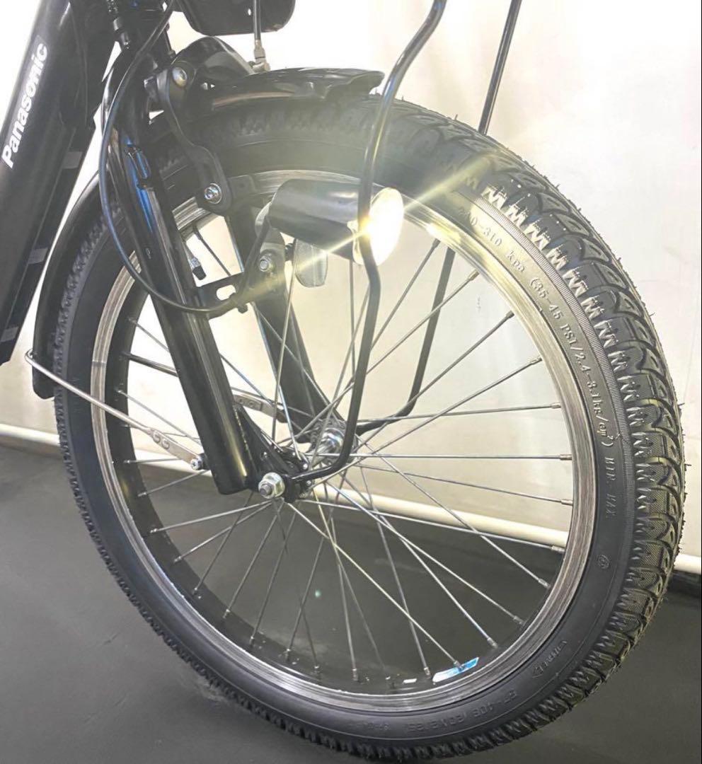 1年保証 送料無料　パナソニック　ギュット　20インチ　黒色　電動アシスト自転車